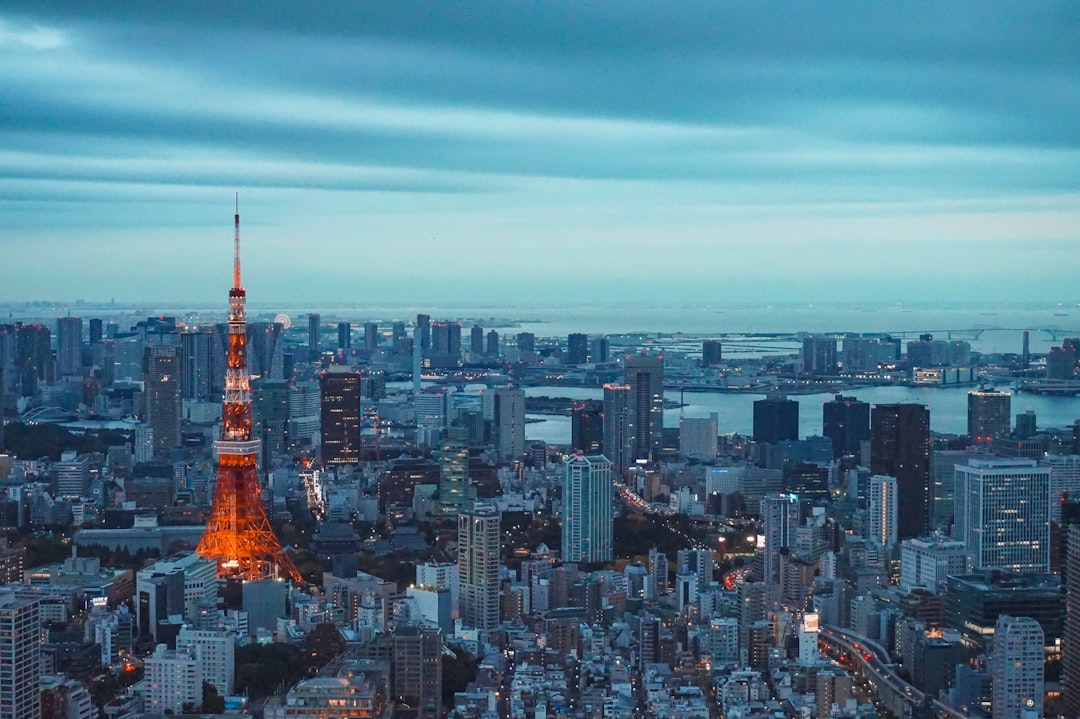 Capitales de Japón con Monte Fuji